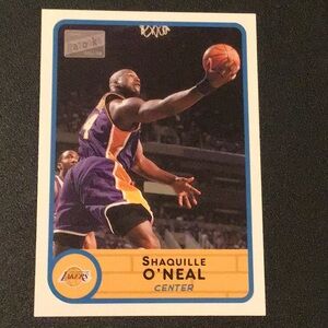SHAQUILLE O’NEAL LAKERS BASKETBALL CARD, TOPPS 2003
